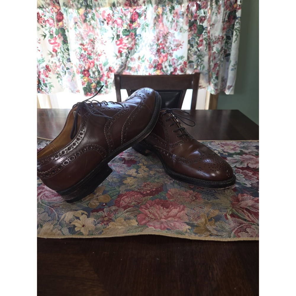 Vtg Church's Burwood Derby Shoes US 7.5 W UK 6.5 G Made In England Last 73
